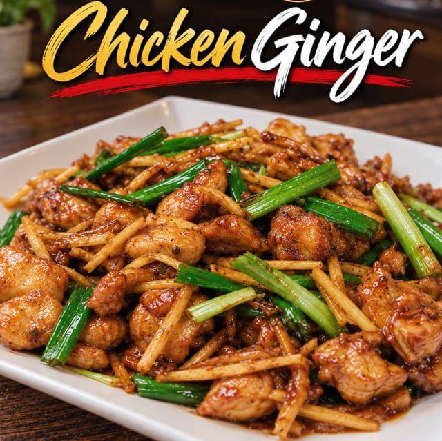 Spicy Chicken with Ginger.