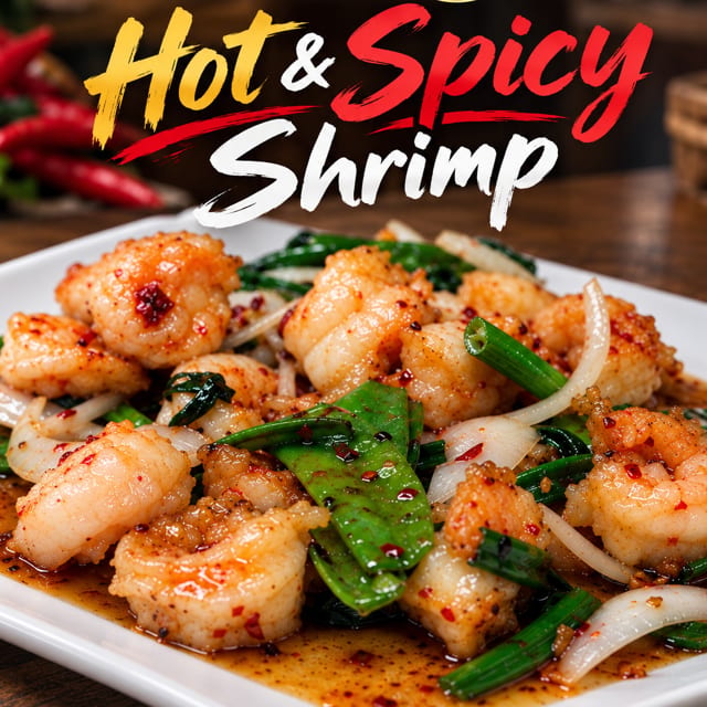 Hot & Spicy Shrimp.
