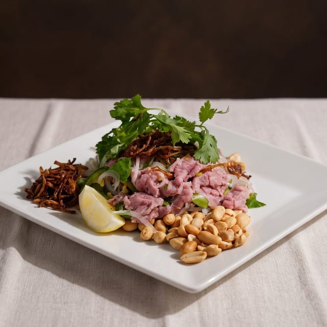 Rare Beef "Pleah" Salad.