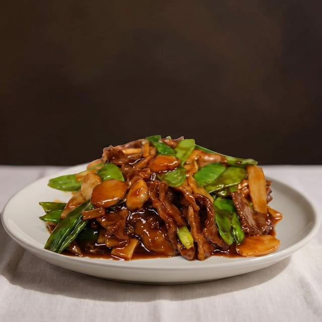 Beef with Peapods.