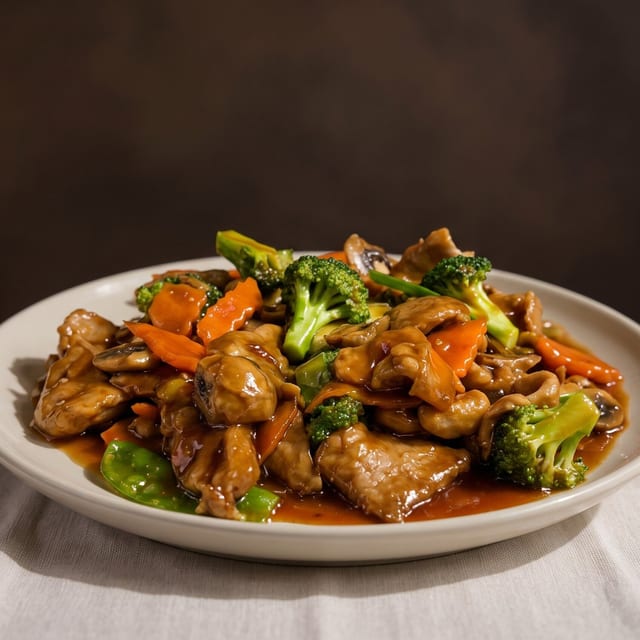 Beef with Mixed Vegetables.