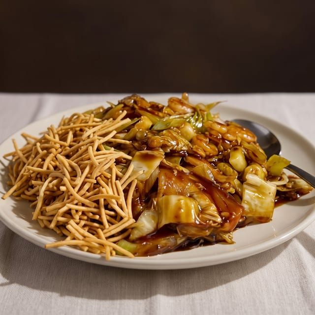 Beef Napa Chow Mein.