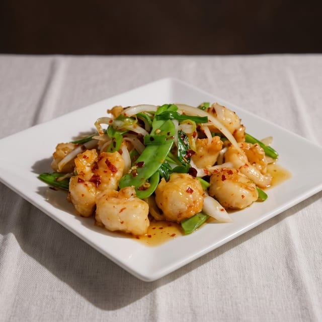 Hot & Spicy Shrimp.