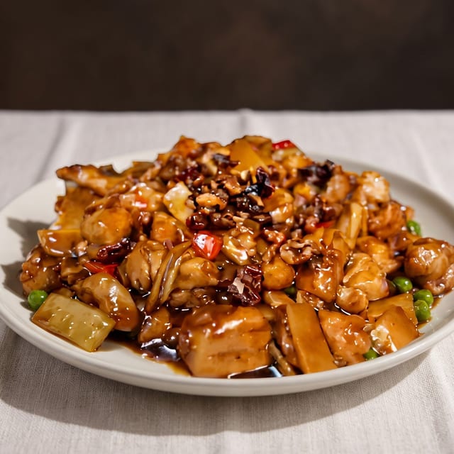 Chicken with Honey Walnuts.