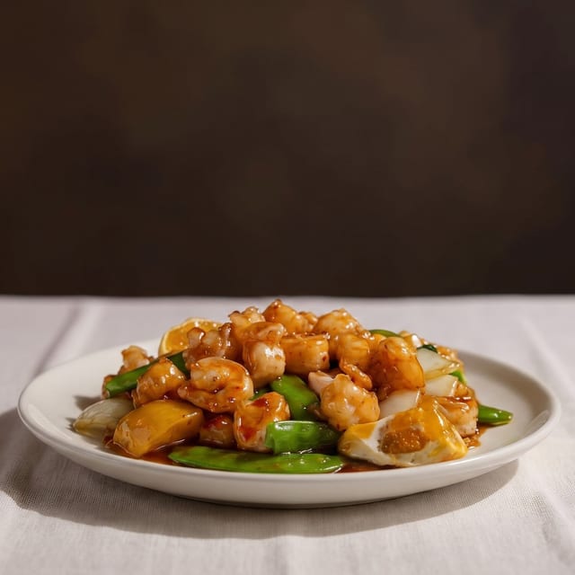 Sizzling Prawns.
