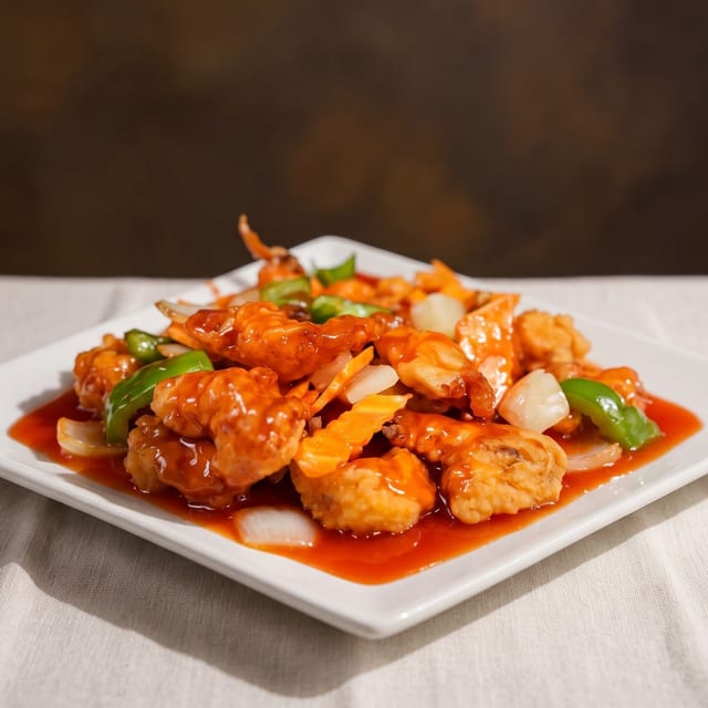Sweet & Sour Shrimp.