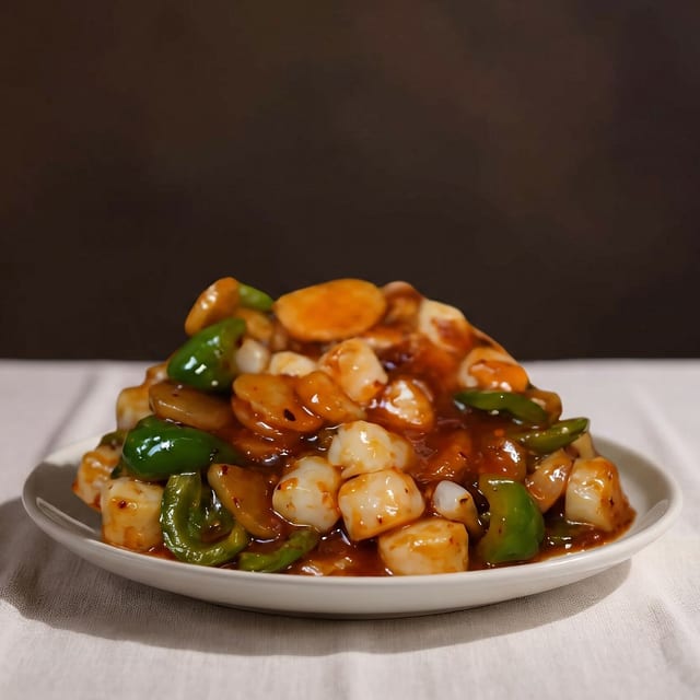 Scallop in Garlic Sauce.