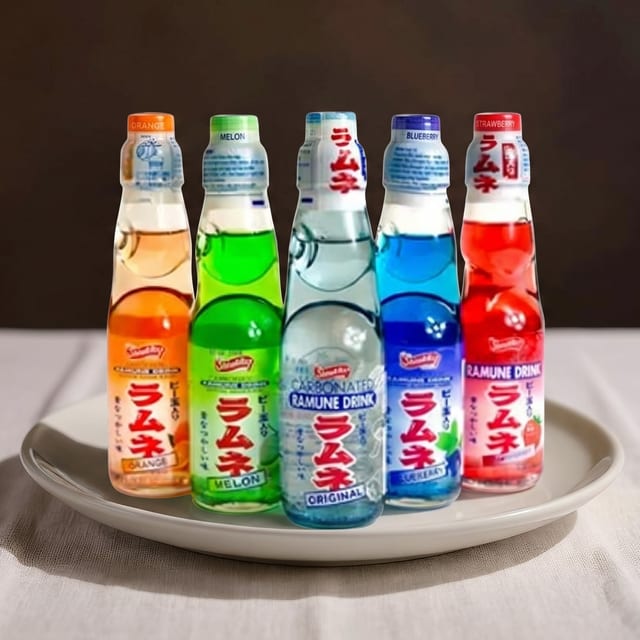 Ramune Drinks.