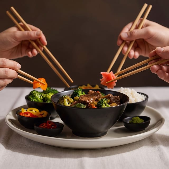 Scallop Black Bean Sauce.
