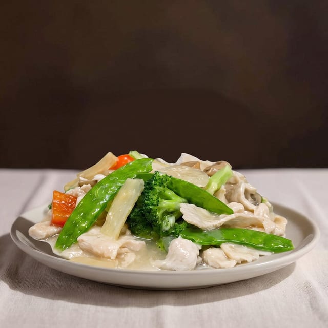 Moo Goo Gai Pan.