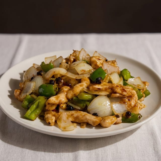 Chicken Black Bean Sauce.