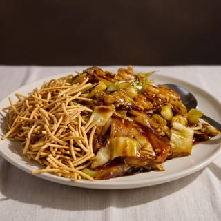 Beef Subgum Napa Chow Mein