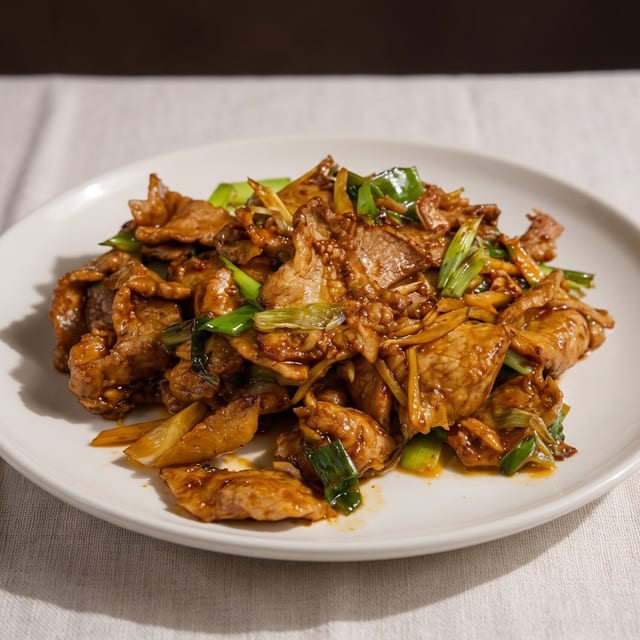 Beef with Spicy Ginger.